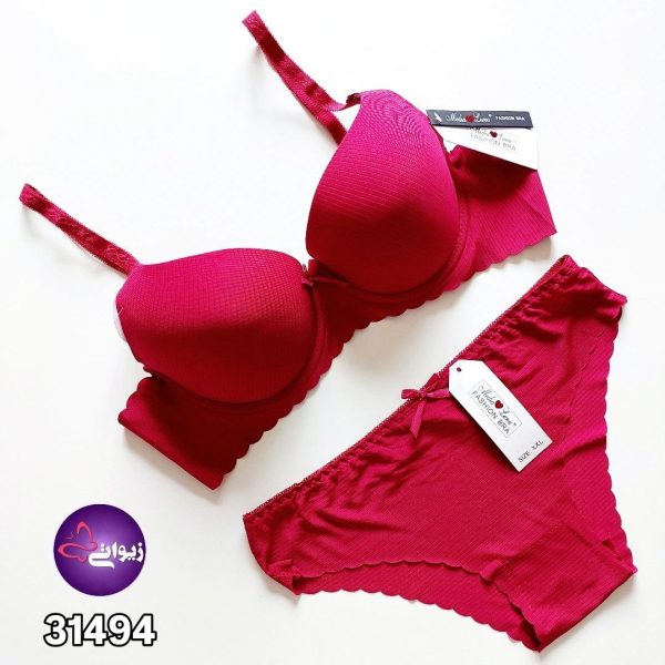 others-31494-underwear-set-01 ست شورت و سوتین اسفنجی وارداتی کد 31494 - تصویر 1